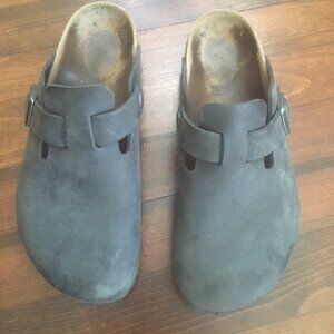 Birkenstock clog, size 38, great condition, black leather